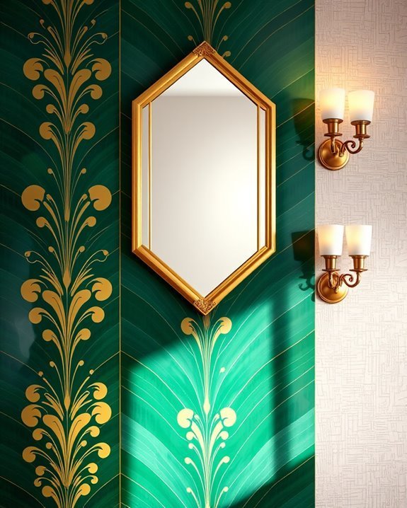 elegant geometric wall designs