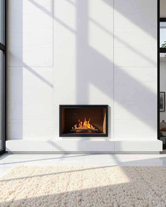elegant glass fireplace enclosures