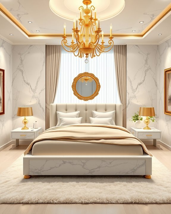 elegant gold lighting fixtures