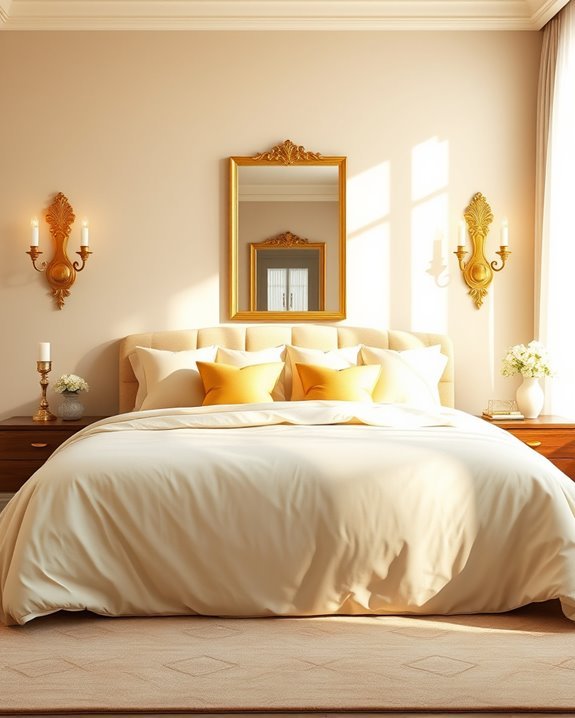 elegant gold wall sconces