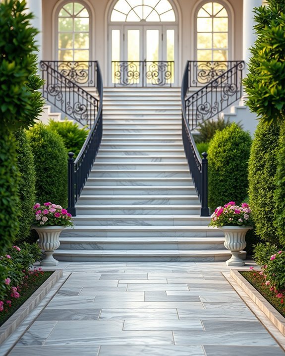 elegant grand staircase design