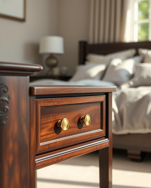 elegant hardware enhances tables