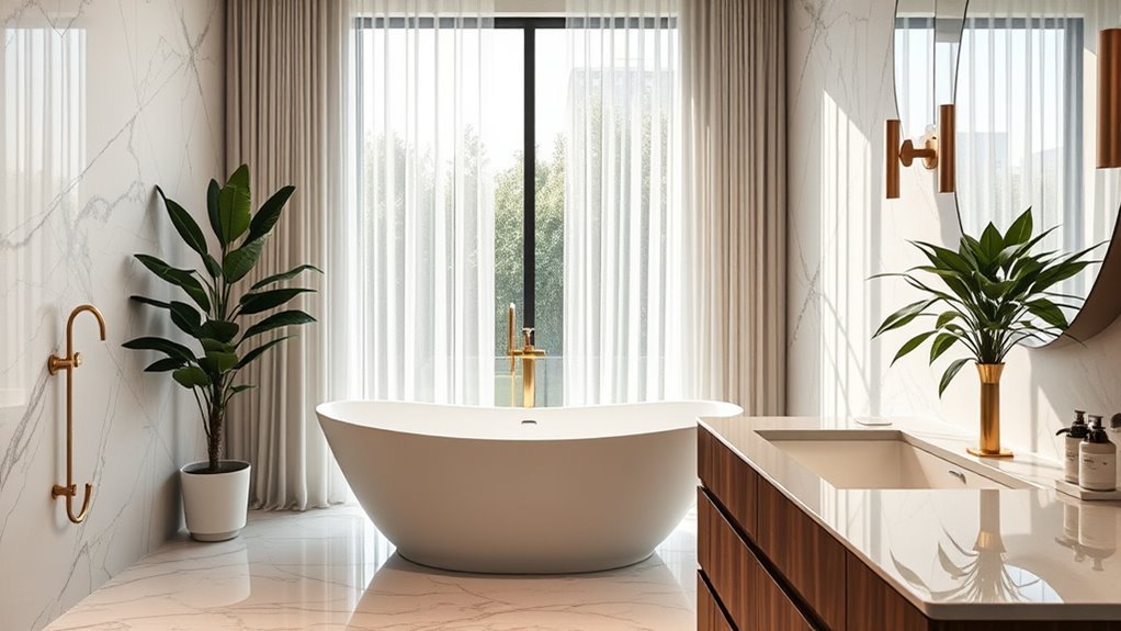 elegant hotel bathroom designs