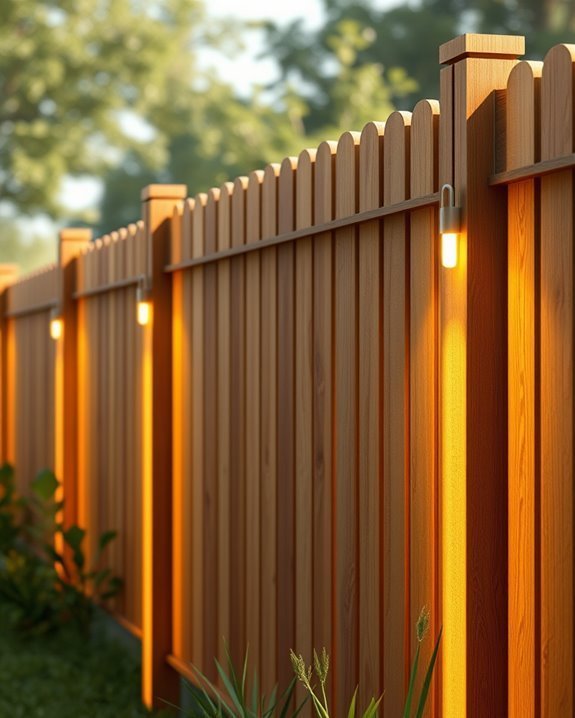 elegant illuminated fence solutions