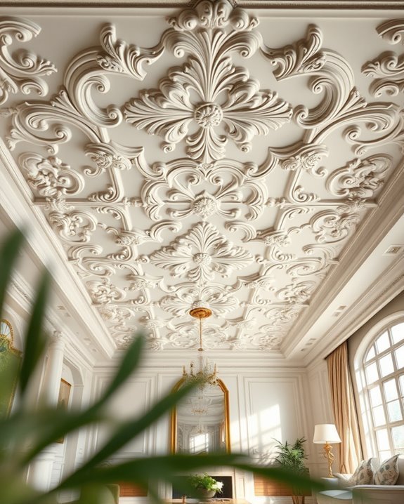 elegant intricate ceiling artistry