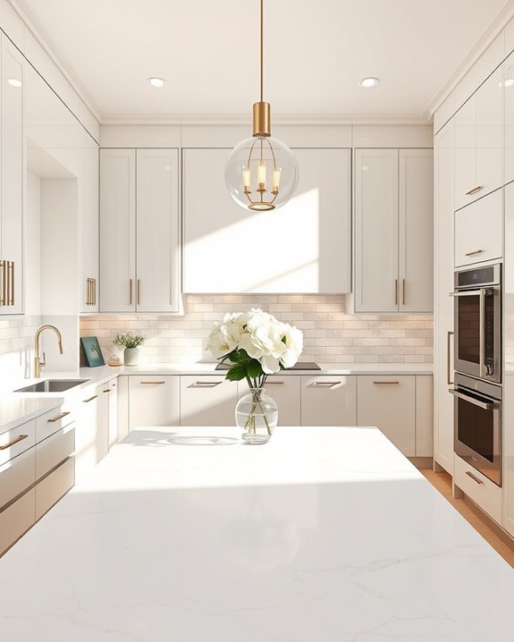 elegant kitchen color gradients