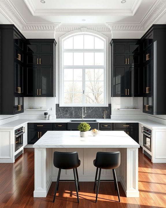 elegant kitchen wall design