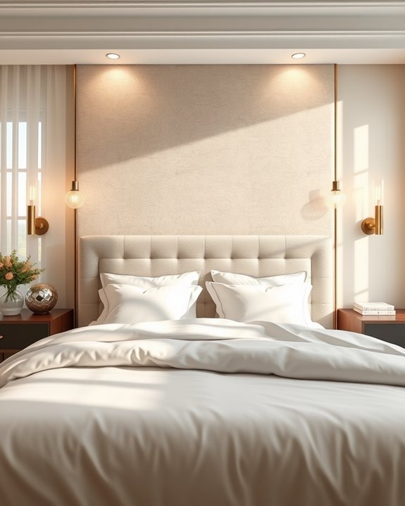 elegant lighting enhances sophistication