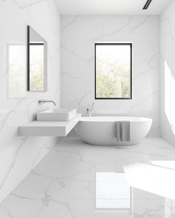 elegant low maintenance tile upgrade