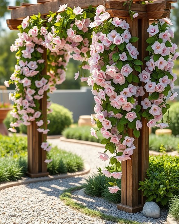 elegant maintenance free garden decor