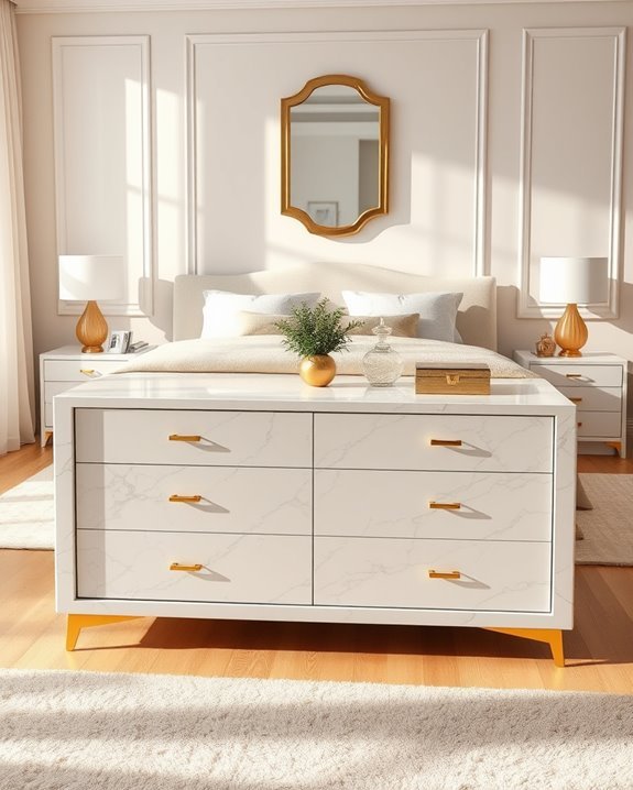 elegant marble dresser designs