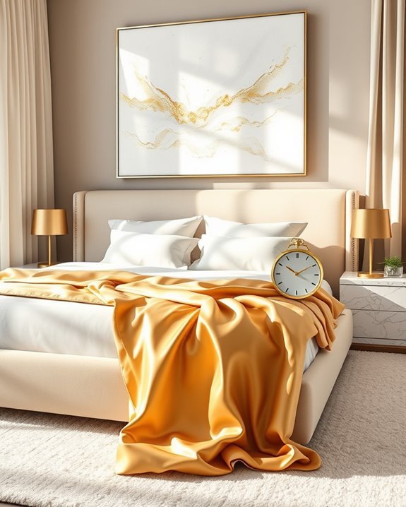 elegant marble gold clocks