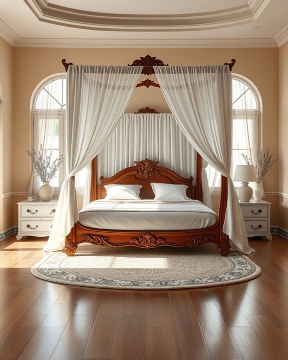 elegant mediterranean canopy retreat