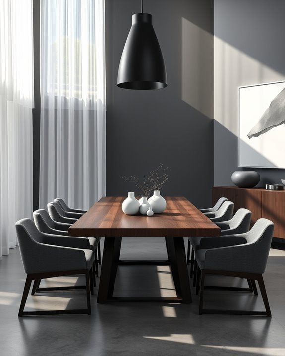 elegant minimalist dining solutions