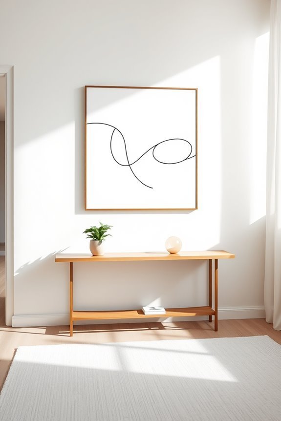 elegant minimalist line art