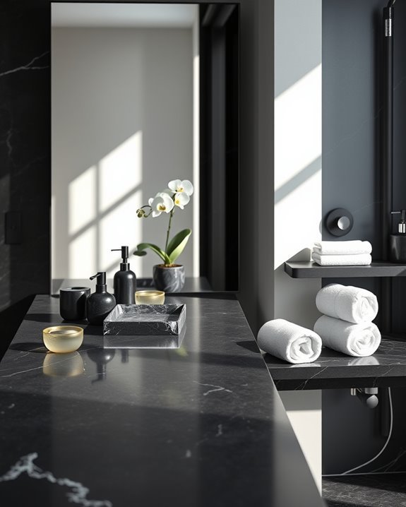 elegant minimalist marble accessories