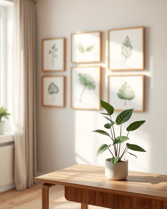 elegant minimalist nature decor