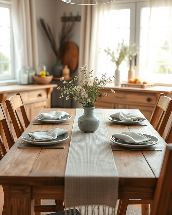 elegant minimalist table decor