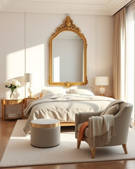 elegant mirrors enhance aesthetics