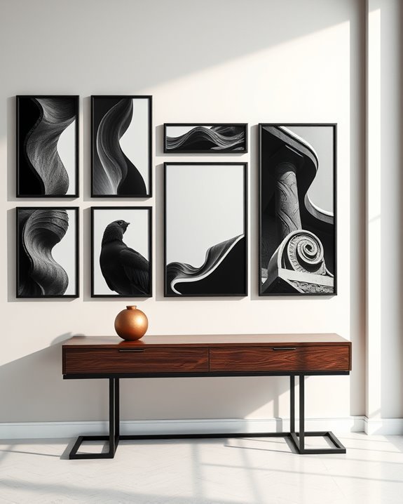 elegant monochrome decor options