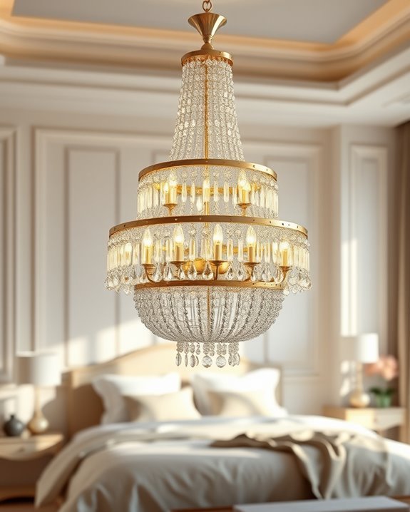 elegant multi tiered chandeliers transform