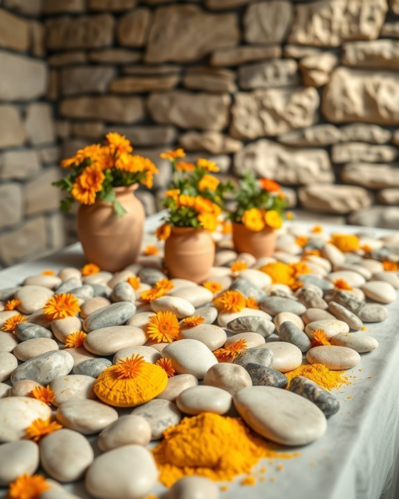 elegant natural stone decor