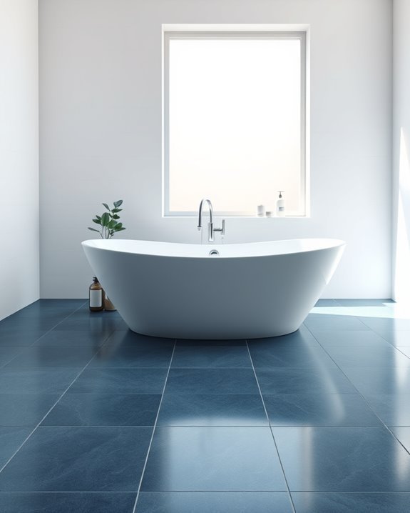 elegant ombre bathtub tiles