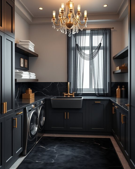 elegant organized laundry spaces