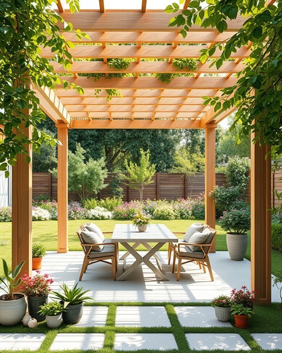 elegant outdoor dining enhancement