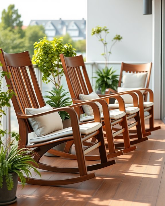 elegant outdoor relaxation chairs
