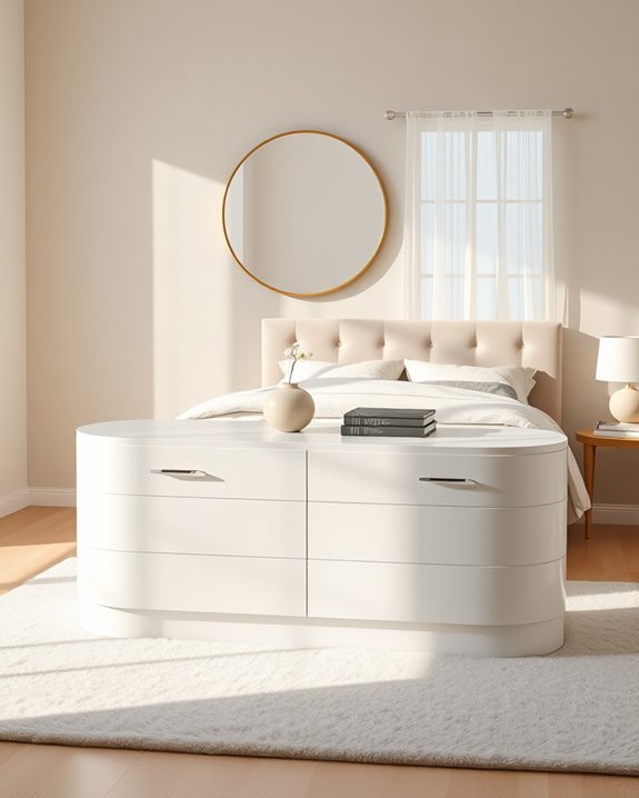 elegant oval dresser styles