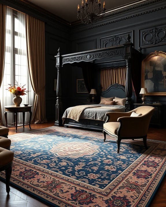 elegant patterned rugs elevate