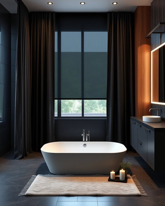 elegant privacy blackout curtains