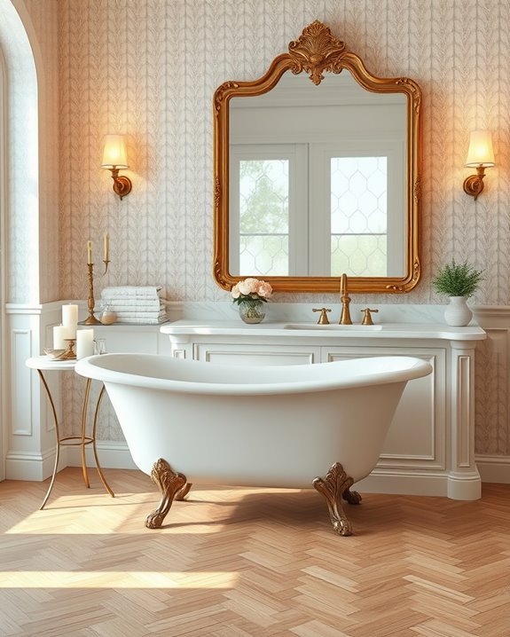 elegant sconces enhance ambiance