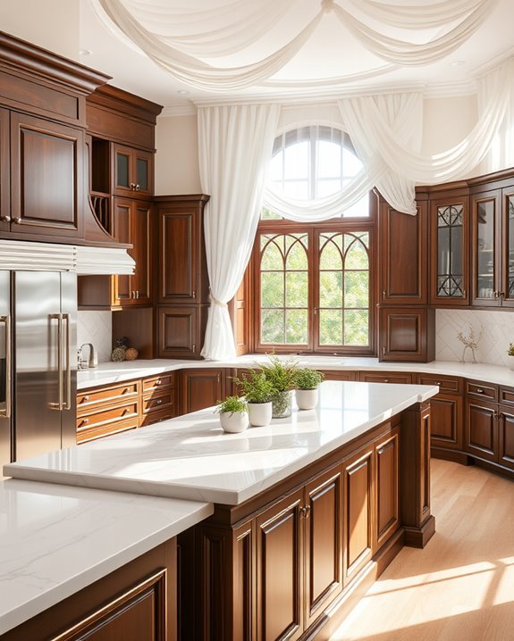 elegant sheer drapes and valances