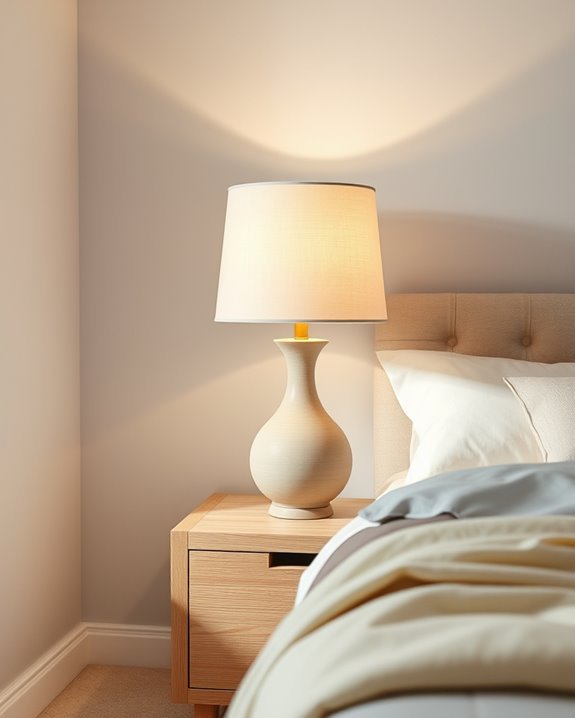 elegant silk shade lamps