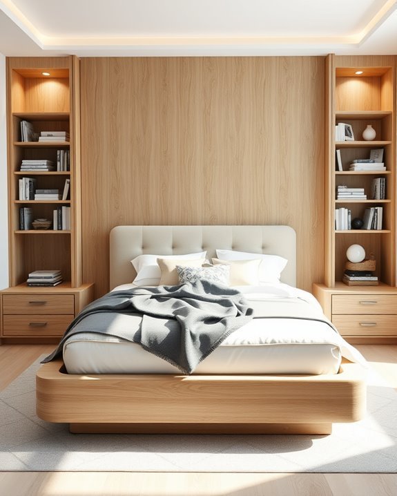 elegant space maximizing beds