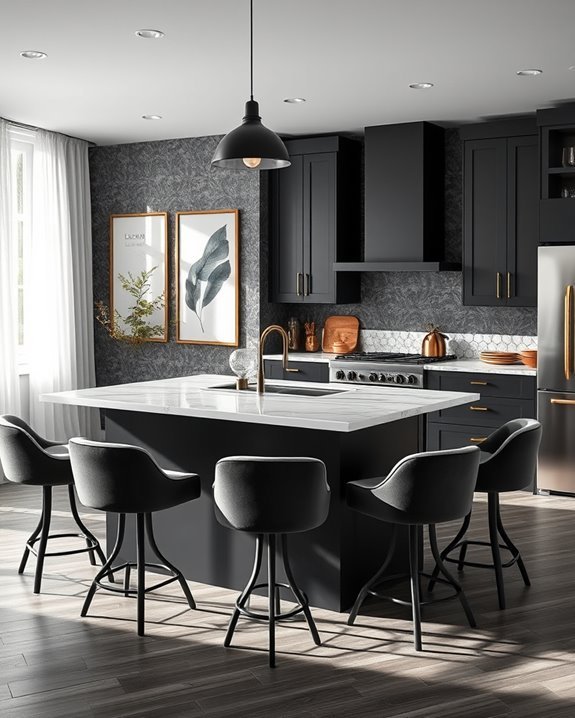 elegant textiles enhance warmth