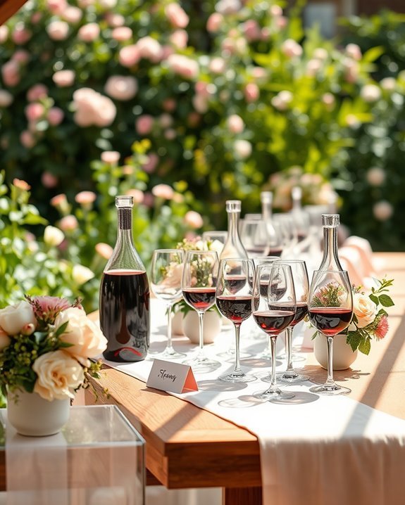 elegant wine tasting soir e