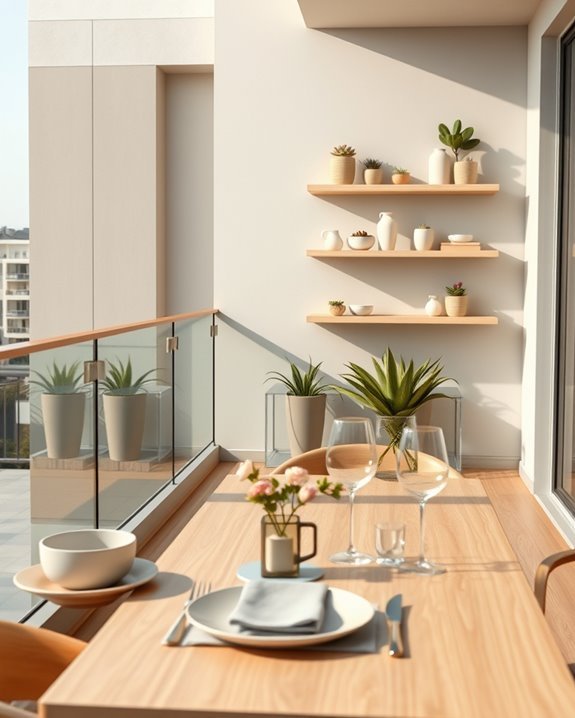 elevate balcony dining decor