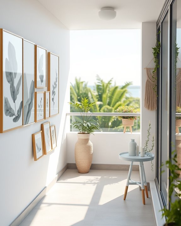 elevate balcony with wall art