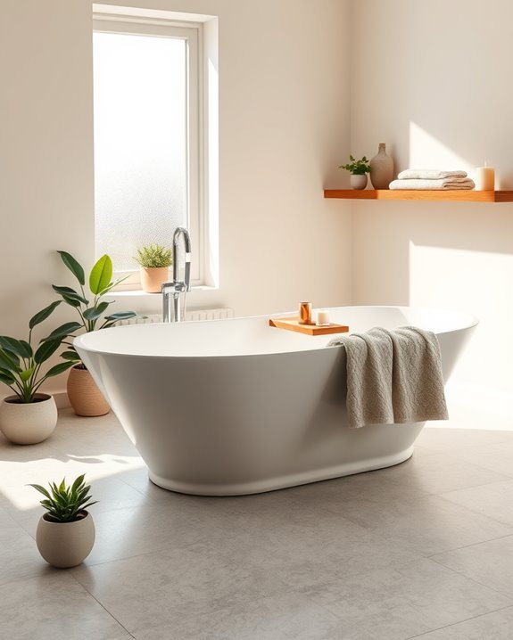 elevate bathroom with luxury