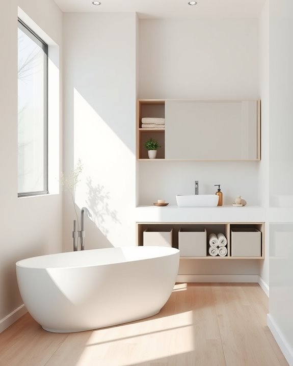 elevate bathroom with minimalism