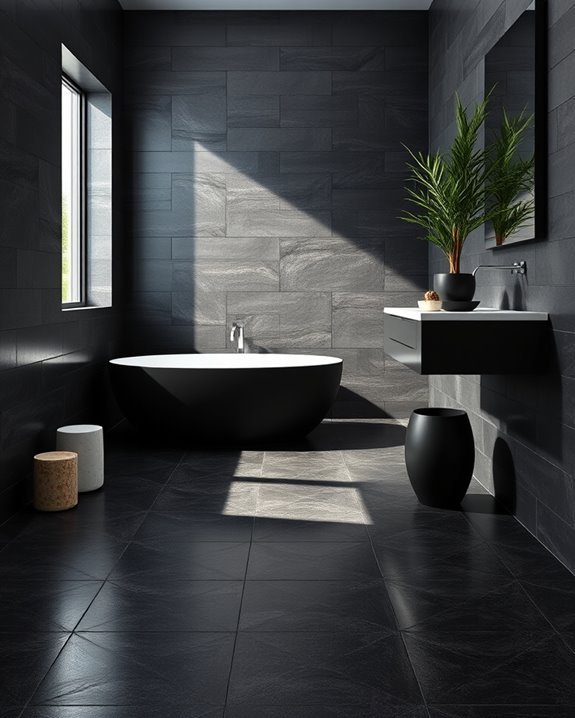 elevate bathroom with unique tiles