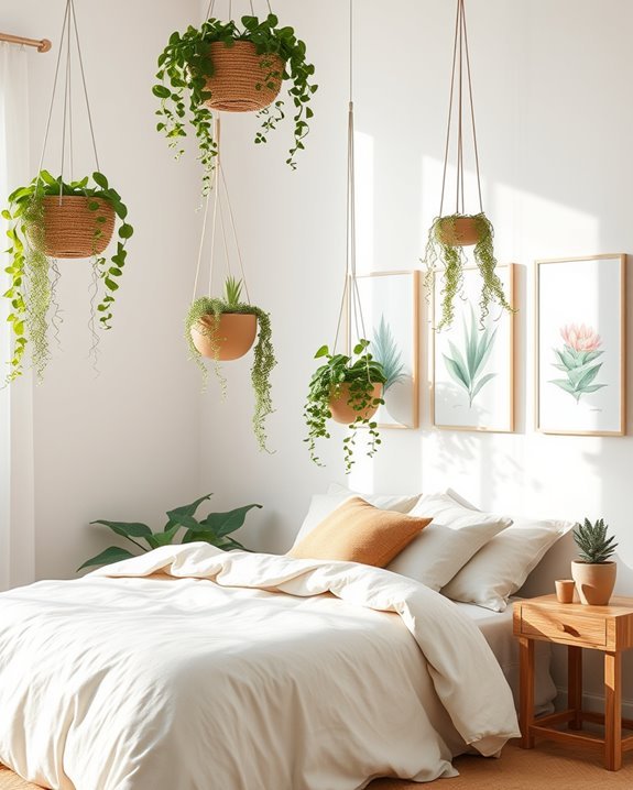elevate bedroom vertical greenery