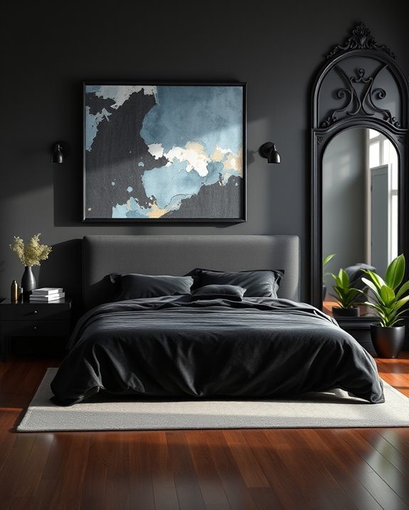 elevate bedroom with artwork