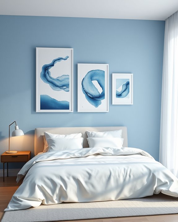 elevate bedroom with blue