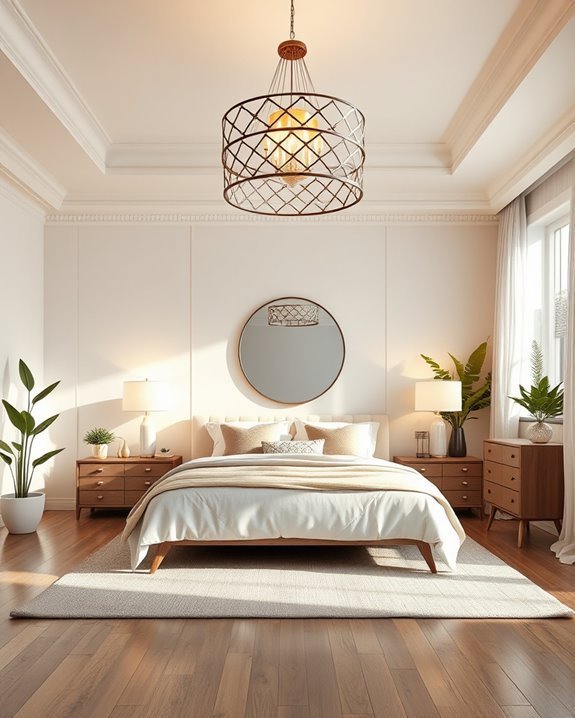elevate bedroom with lighting
