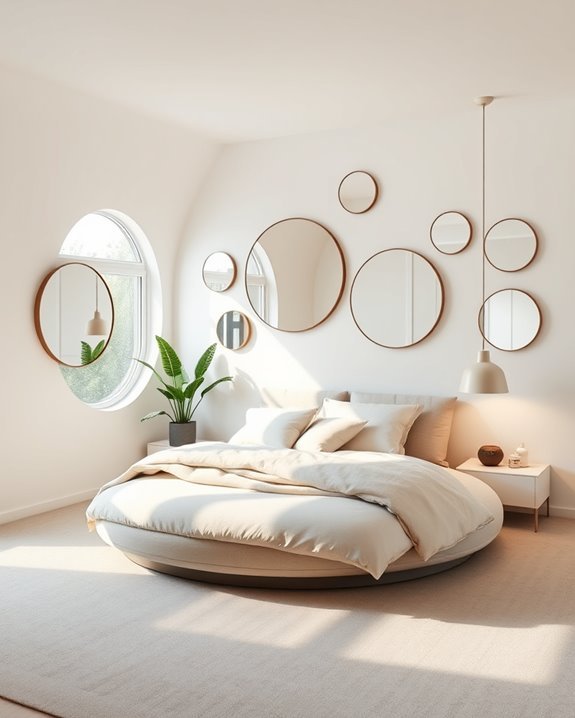 elevate bedroom with mirrors