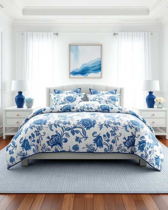 elevate bedroom with textiles